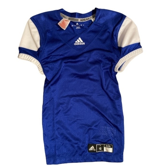 Adidas Youth Royal Football Practice Jersey Size Small NWT - Picture 1 of 11